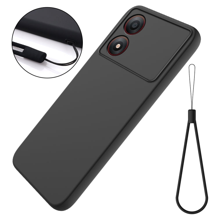 Solid Color Liquid Silicone Dropproof Full Coverage Phone Case, For ZTE Blade A34, For ZTE Blade A54, For ZTE Blade V50 Design 4G