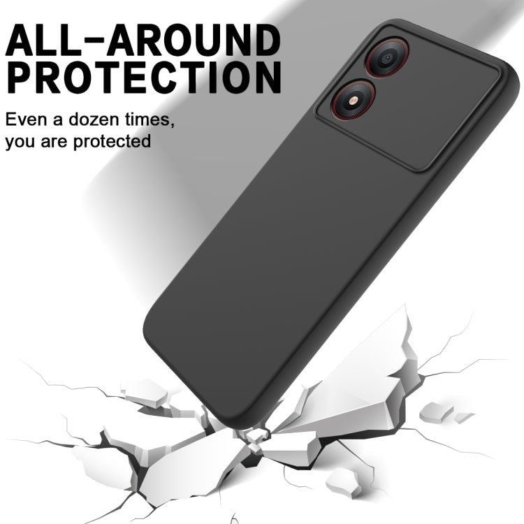Solid Color Liquid Silicone Dropproof Full Coverage Phone Case, For ZTE Blade A34, For ZTE Blade A54, For ZTE Blade V50 Design 4G