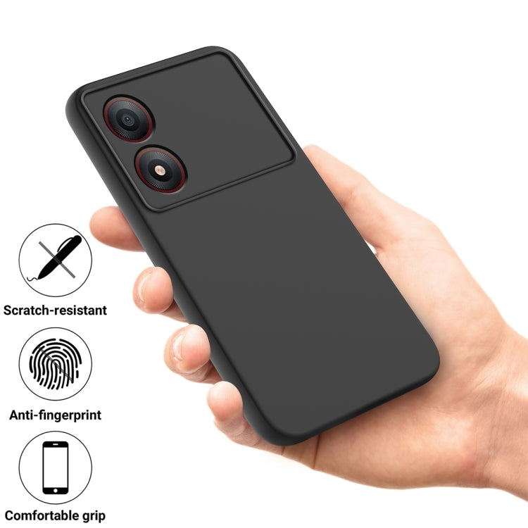 Solid Color Liquid Silicone Dropproof Full Coverage Phone Case, For ZTE Blade A34, For ZTE Blade A54, For ZTE Blade V50 Design 4G