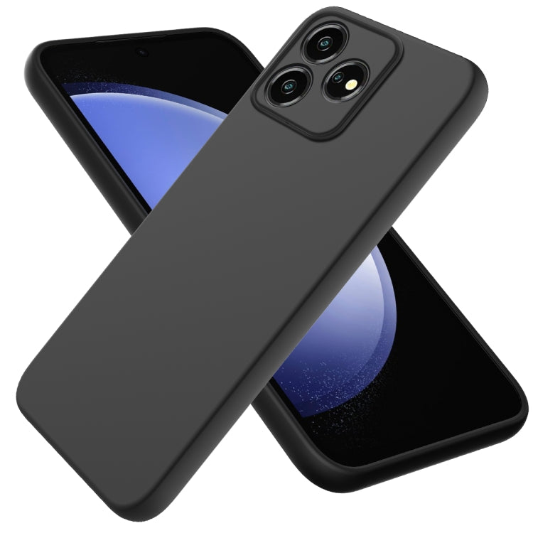 Solid Color Liquid Silicone Dropproof Full Coverage Phone Case, For ZTE Blade V60, For ZTE Blade A34, For ZTE Blade A54, For ZTE Blade V50 Design 4G