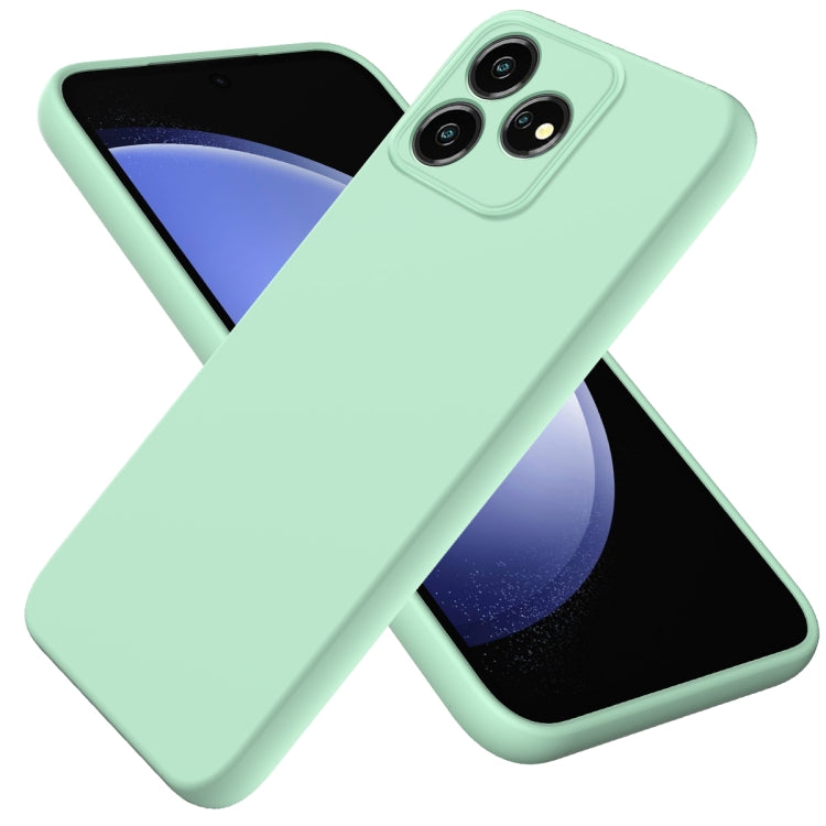 Solid Color Liquid Silicone Dropproof Full Coverage Phone Case, For ZTE Blade V60, For ZTE Blade A34, For ZTE Blade A54, For ZTE Blade V50 Design 4G
