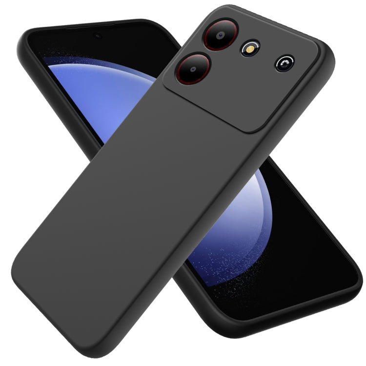 Solid Color Liquid Silicone Dropproof Full Coverage Phone Case, For ZTE Blade V60, For ZTE Blade A34, For ZTE Blade A54, For ZTE Blade V50 Design 4G