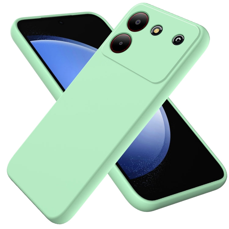 Solid Color Liquid Silicone Dropproof Full Coverage Phone Case, For ZTE Blade V60, For ZTE Blade A34, For ZTE Blade A54, For ZTE Blade V50 Design 4G