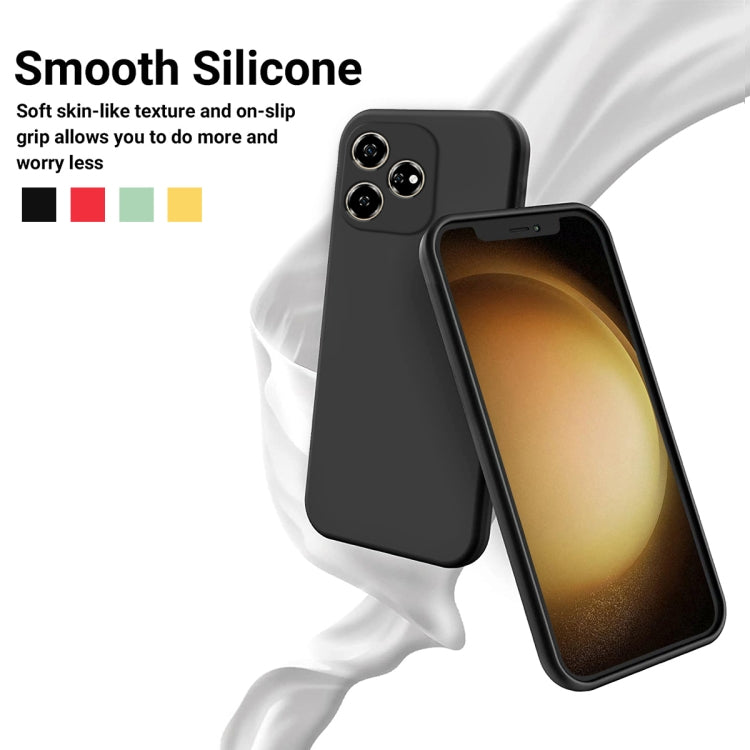 Solid Color Liquid Silicone Dropproof Full Coverage Phone Case, For ZTE Blade V60, For ZTE Blade A34, For ZTE Blade A54, For ZTE Blade V50 Design 4G