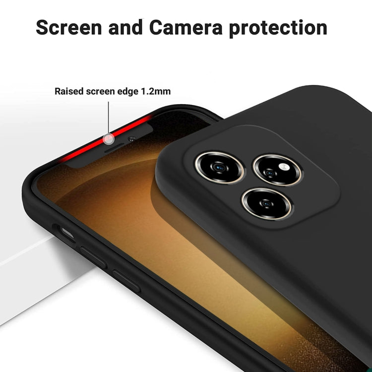Solid Color Liquid Silicone Dropproof Full Coverage Phone Case, For ZTE Blade V60, For ZTE Blade A34, For ZTE Blade A54, For ZTE Blade V50 Design 4G