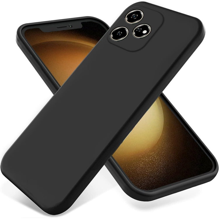 Solid Color Liquid Silicone Dropproof Full Coverage Phone Case, For ZTE Blade V60, For ZTE Blade A34, For ZTE Blade A54, For ZTE Blade V50 Design 4G