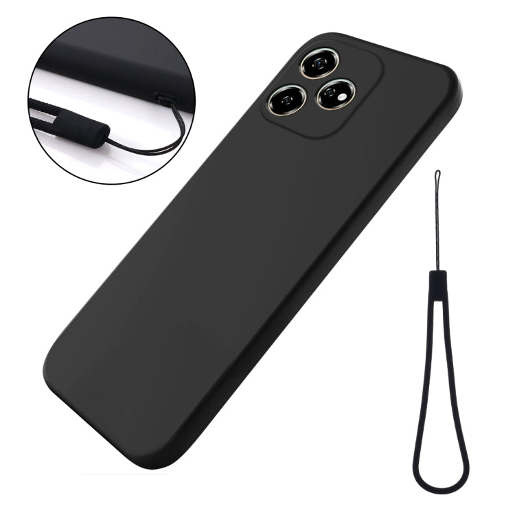 Solid Color Liquid Silicone Dropproof Full Coverage Phone Case, For ZTE Blade V60, For ZTE Blade A34, For ZTE Blade A54, For ZTE Blade V50 Design 4G