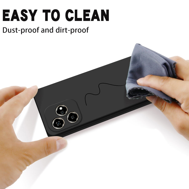 Solid Color Liquid Silicone Dropproof Full Coverage Phone Case, For ZTE Blade V60, For ZTE Blade A34, For ZTE Blade A54, For ZTE Blade V50 Design 4G
