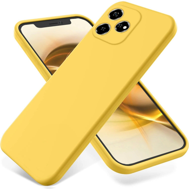 Solid Color Liquid Silicone Dropproof Full Coverage Phone Case, For ZTE Blade V60, For ZTE Blade A34, For ZTE Blade A54, For ZTE Blade V50 Design 4G