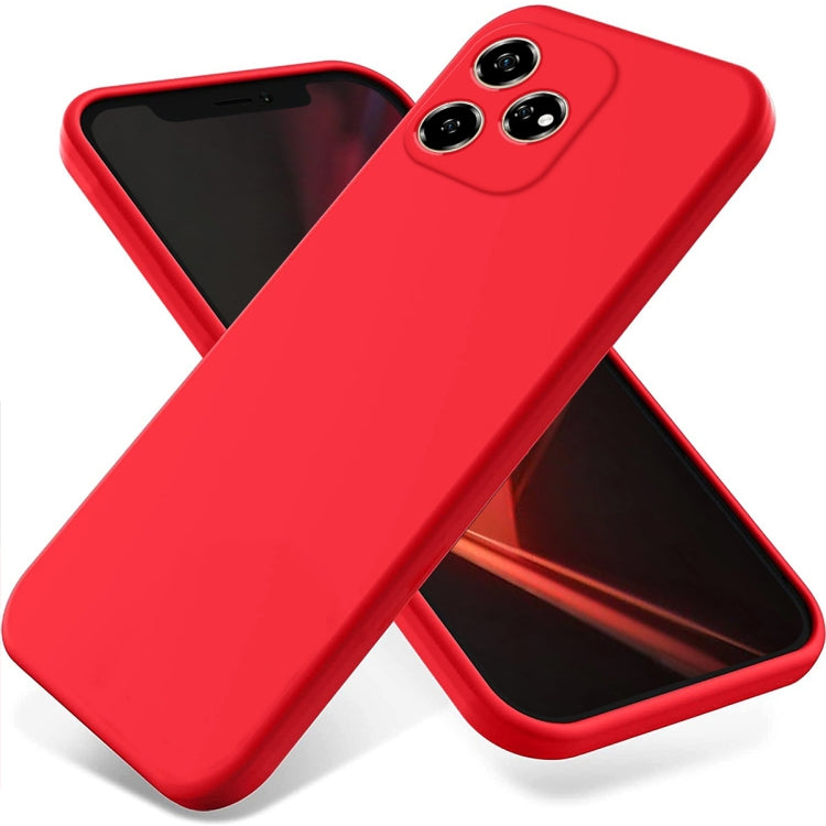 Solid Color Liquid Silicone Dropproof Full Coverage Phone Case, For ZTE Blade V60, For ZTE Blade A34, For ZTE Blade A54, For ZTE Blade V50 Design 4G