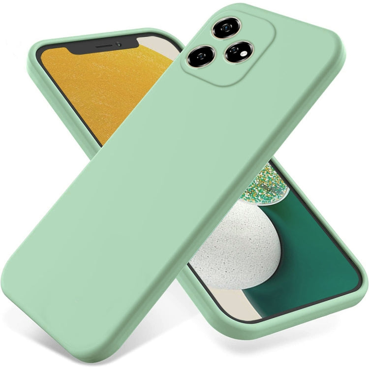 Solid Color Liquid Silicone Dropproof Full Coverage Phone Case, For ZTE Blade V60, For ZTE Blade A34, For ZTE Blade A54, For ZTE Blade V50 Design 4G