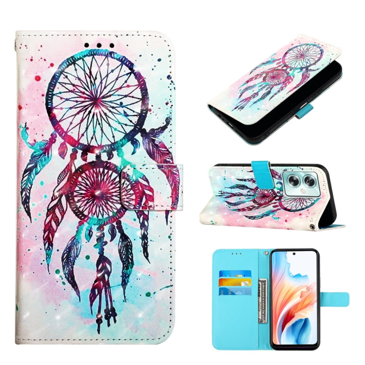 3D Painting Horizontal Flip Leather Phone Case, For OPPO Find X9s Pro, For OPPO Find X9 Ultra, For OPPO Find X9, For OPPO Find X9 Pro, For OPPO Reno14 F 5G, For OPPO A79 5G