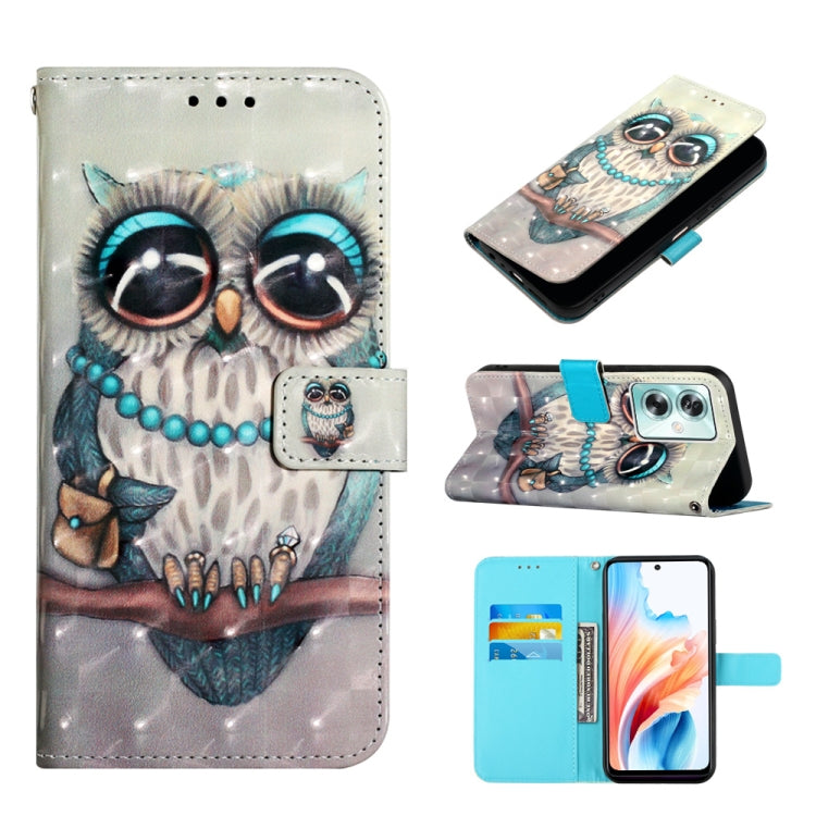 3D Painting Horizontal Flip Leather Phone Case, For OPPO Find X9s Pro, For OPPO Find X9 Ultra, For OPPO Find X9, For OPPO Find X9 Pro, For OPPO Reno14 F 5G, For OPPO A79 5G