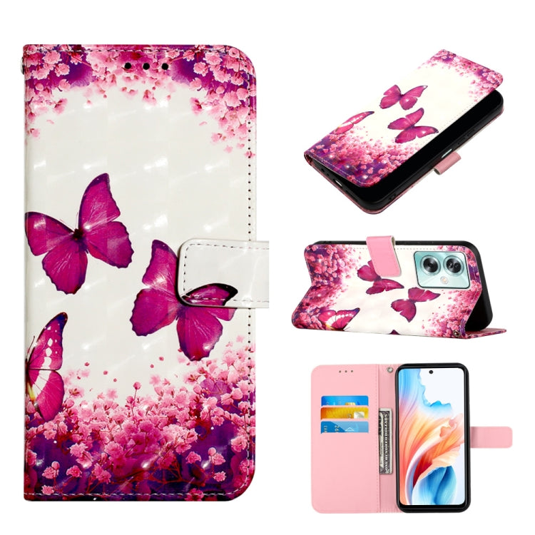 3D Painting Horizontal Flip Leather Phone Case, For OPPO Find X9s Pro, For OPPO Find X9 Ultra, For OPPO Find X9, For OPPO Find X9 Pro, For OPPO Reno14 F 5G, For OPPO A79 5G