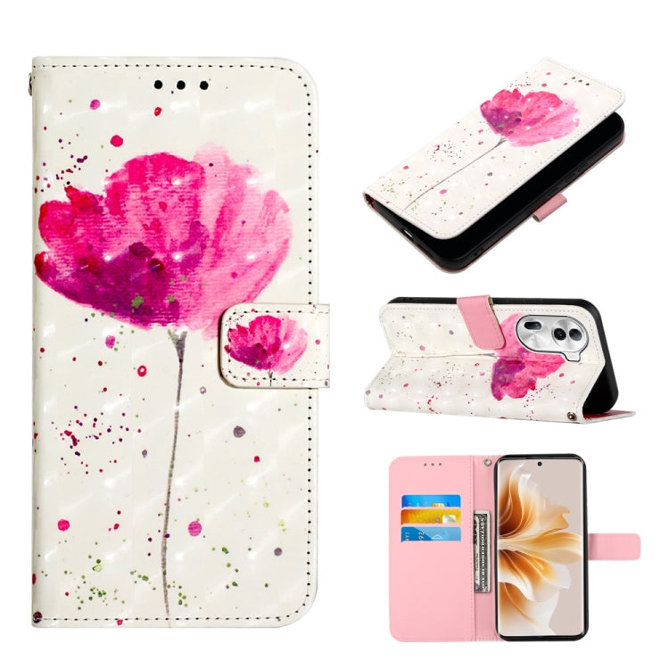 3D Painting Horizontal Flip Leather Phone Case, For OPPO F25 Pro 5G India, For OPPO Reno 11F 5G Global, For OPPO Find X7, For OPPO Reno11 5G Global, For OPPO Reno11 Pro 5G Global, For OPPO Find X7 Ultra