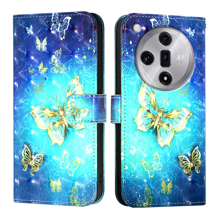 3D Painting Horizontal Flip Leather Phone Case, For OPPO F25 Pro 5G India, For OPPO Reno 11F 5G Global, For OPPO Find X7, For OPPO Reno11 5G Global, For OPPO Reno11 Pro 5G Global, For OPPO Find X7 Ultra