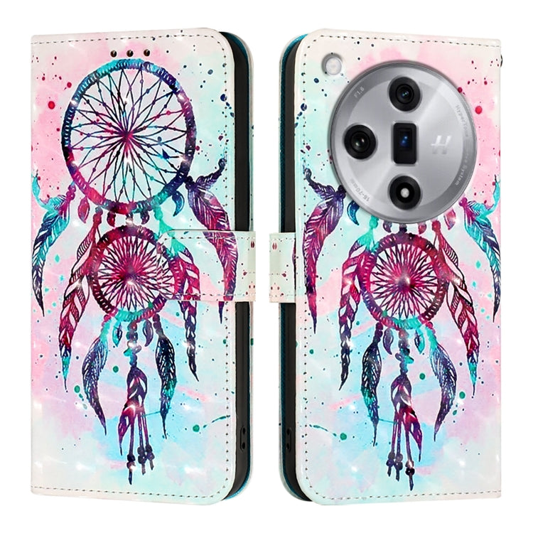 3D Painting Horizontal Flip Leather Phone Case, For OPPO F25 Pro 5G India, For OPPO Reno 11F 5G Global, For OPPO Find X7, For OPPO Reno11 5G Global, For OPPO Reno11 Pro 5G Global, For OPPO Find X7 Ultra