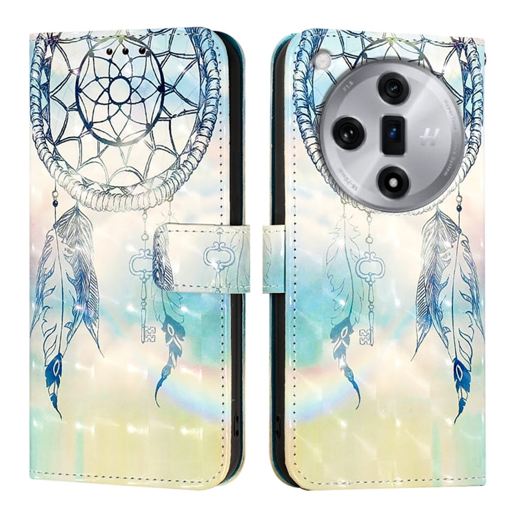 3D Painting Horizontal Flip Leather Phone Case, For OPPO F25 Pro 5G India, For OPPO Reno 11F 5G Global, For OPPO Find X7, For OPPO Reno11 5G Global, For OPPO Reno11 Pro 5G Global, For OPPO Find X7 Ultra
