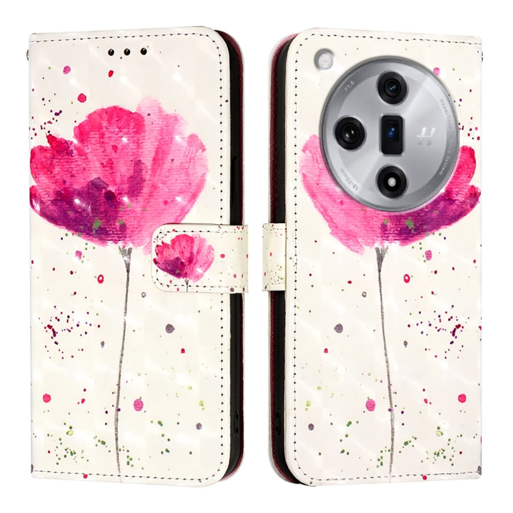 3D Painting Horizontal Flip Leather Phone Case, For OPPO F25 Pro 5G India, For OPPO Reno 11F 5G Global, For OPPO Find X7, For OPPO Reno11 5G Global, For OPPO Reno11 Pro 5G Global, For OPPO Find X7 Ultra