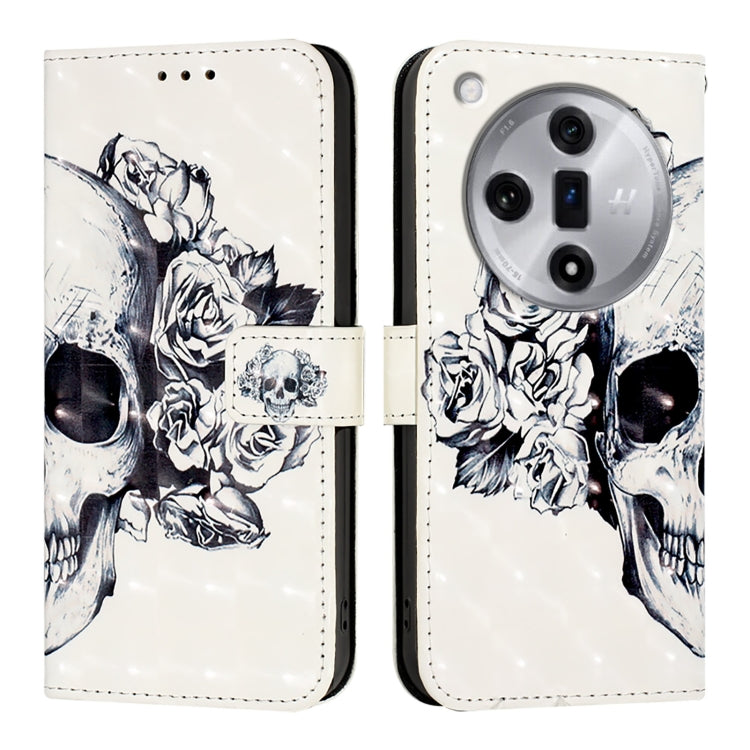 3D Painting Horizontal Flip Leather Phone Case, For OPPO F25 Pro 5G India, For OPPO Reno 11F 5G Global, For OPPO Find X7, For OPPO Reno11 5G Global, For OPPO Reno11 Pro 5G Global, For OPPO Find X7 Ultra