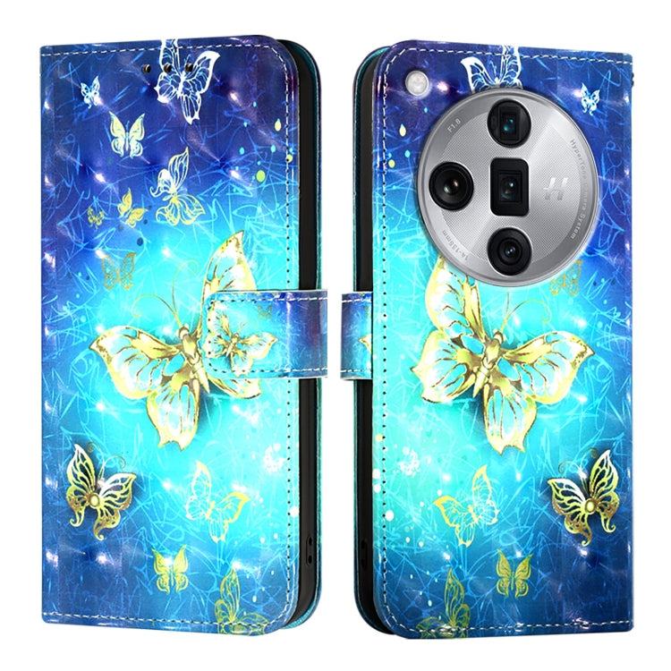 3D Painting Horizontal Flip Leather Phone Case, For OPPO F25 Pro 5G India, For OPPO Reno 11F 5G Global, For OPPO Find X7, For OPPO Reno11 5G Global, For OPPO Reno11 Pro 5G Global, For OPPO Find X7 Ultra