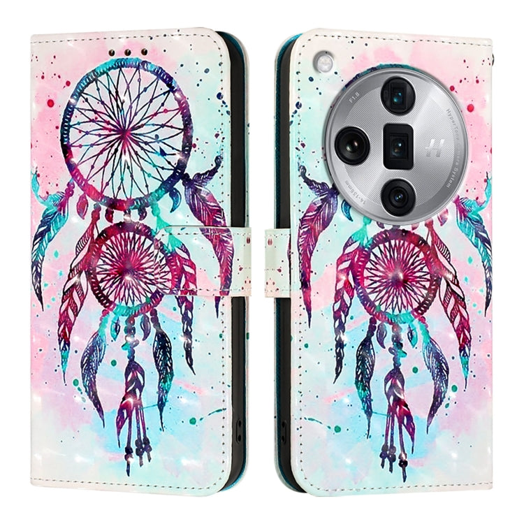 3D Painting Horizontal Flip Leather Phone Case, For OPPO F25 Pro 5G India, For OPPO Reno 11F 5G Global, For OPPO Find X7, For OPPO Reno11 5G Global, For OPPO Reno11 Pro 5G Global, For OPPO Find X7 Ultra