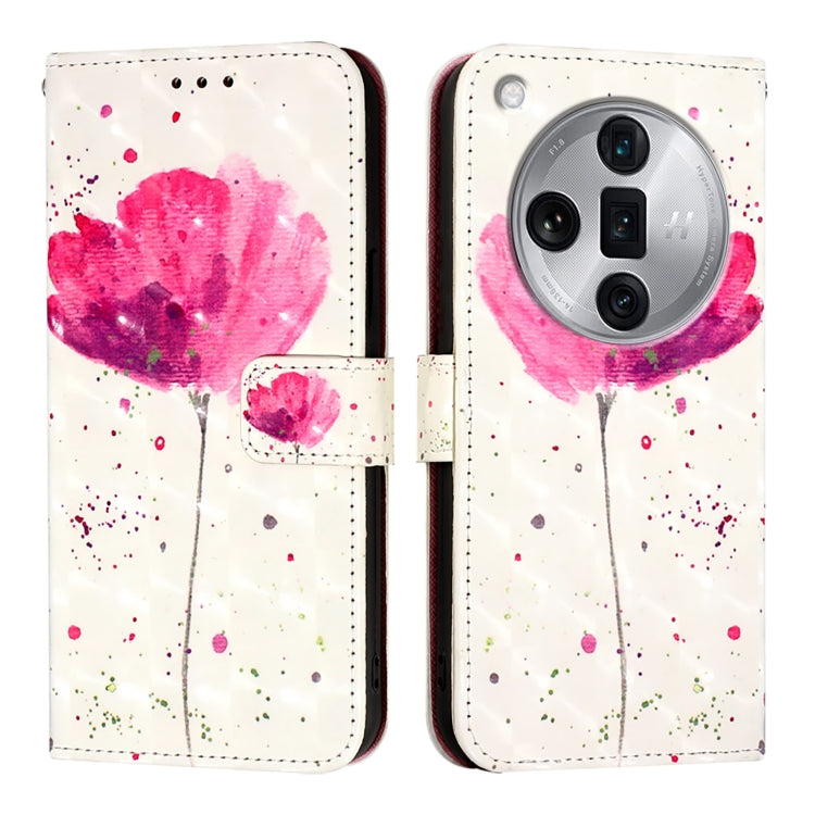 3D Painting Horizontal Flip Leather Phone Case, For OPPO F25 Pro 5G India, For OPPO Reno 11F 5G Global, For OPPO Find X7, For OPPO Reno11 5G Global, For OPPO Reno11 Pro 5G Global, For OPPO Find X7 Ultra