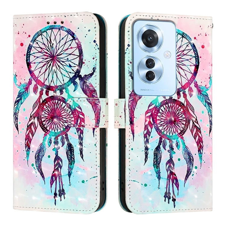 3D Painting Horizontal Flip Leather Phone Case, For OPPO F25 Pro 5G India, For OPPO Reno 11F 5G Global, For OPPO Find X7, For OPPO Reno11 5G Global, For OPPO Reno11 Pro 5G Global, For OPPO Find X7 Ultra