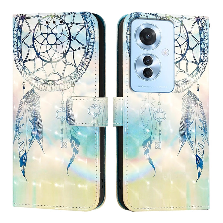 3D Painting Horizontal Flip Leather Phone Case, For OPPO F25 Pro 5G India, For OPPO Reno 11F 5G Global, For OPPO Find X7, For OPPO Reno11 5G Global, For OPPO Reno11 Pro 5G Global, For OPPO Find X7 Ultra