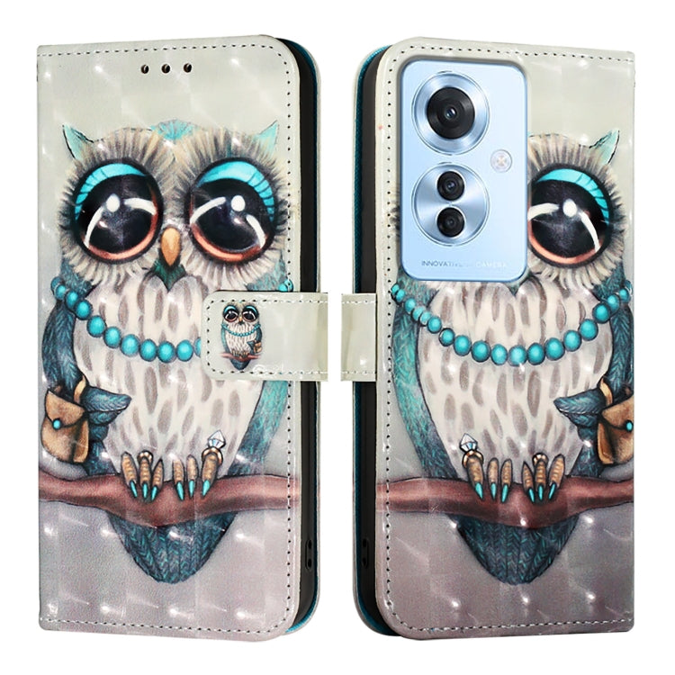 3D Painting Horizontal Flip Leather Phone Case, For OPPO F25 Pro 5G India, For OPPO Reno 11F 5G Global, For OPPO Find X7, For OPPO Reno11 5G Global, For OPPO Reno11 Pro 5G Global, For OPPO Find X7 Ultra