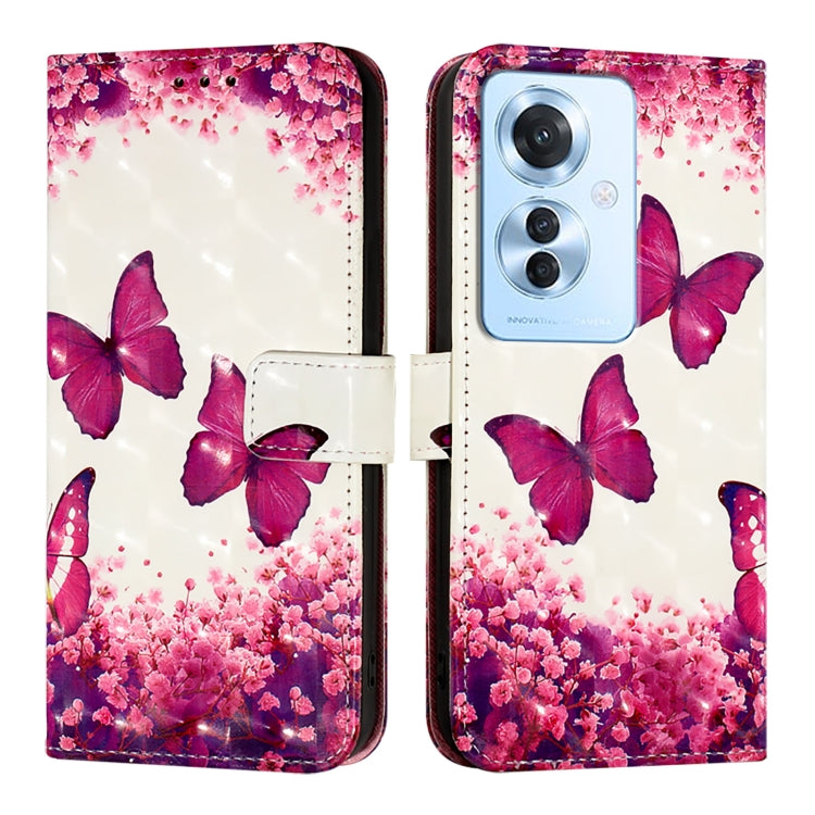 3D Painting Horizontal Flip Leather Phone Case, For OPPO F25 Pro 5G India, For OPPO Reno 11F 5G Global, For OPPO Find X7, For OPPO Reno11 5G Global, For OPPO Reno11 Pro 5G Global, For OPPO Find X7 Ultra