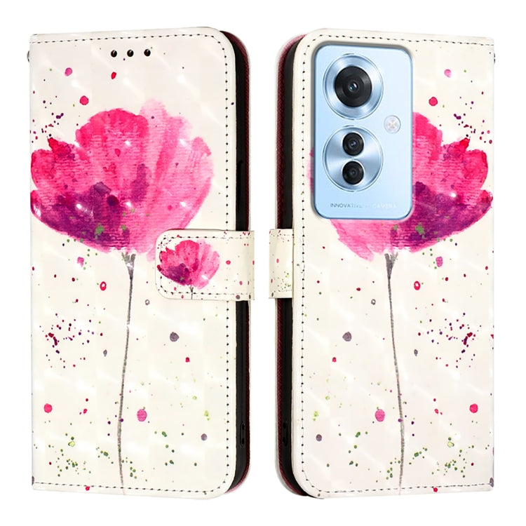 3D Painting Horizontal Flip Leather Phone Case, For OPPO F25 Pro 5G India, For OPPO Reno 11F 5G Global, For OPPO Find X7, For OPPO Reno11 5G Global, For OPPO Reno11 Pro 5G Global, For OPPO Find X7 Ultra