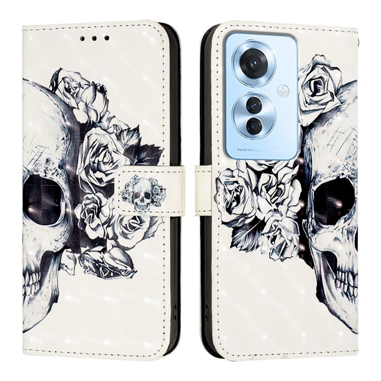 3D Painting Horizontal Flip Leather Phone Case, For OPPO F25 Pro 5G India, For OPPO Reno 11F 5G Global, For OPPO Find X7, For OPPO Reno11 5G Global, For OPPO Reno11 Pro 5G Global, For OPPO Find X7 Ultra