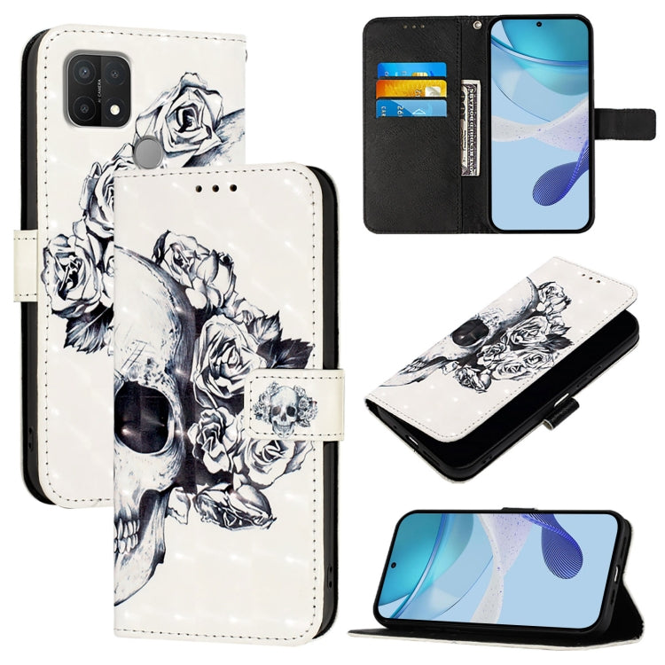 3D Painting Horizontal Flip Leather Phone Case, For OPPO A53s 4G / A33 2020 4G, For OPPO A11s 4G, For OPPO A74 4G / F19 / F19s / A95 5G / 4G, For OPPO Reno6 Lite, For OPPO A15 / A15s / A35 2021, For OPPO F19 Pro / Reno5 F