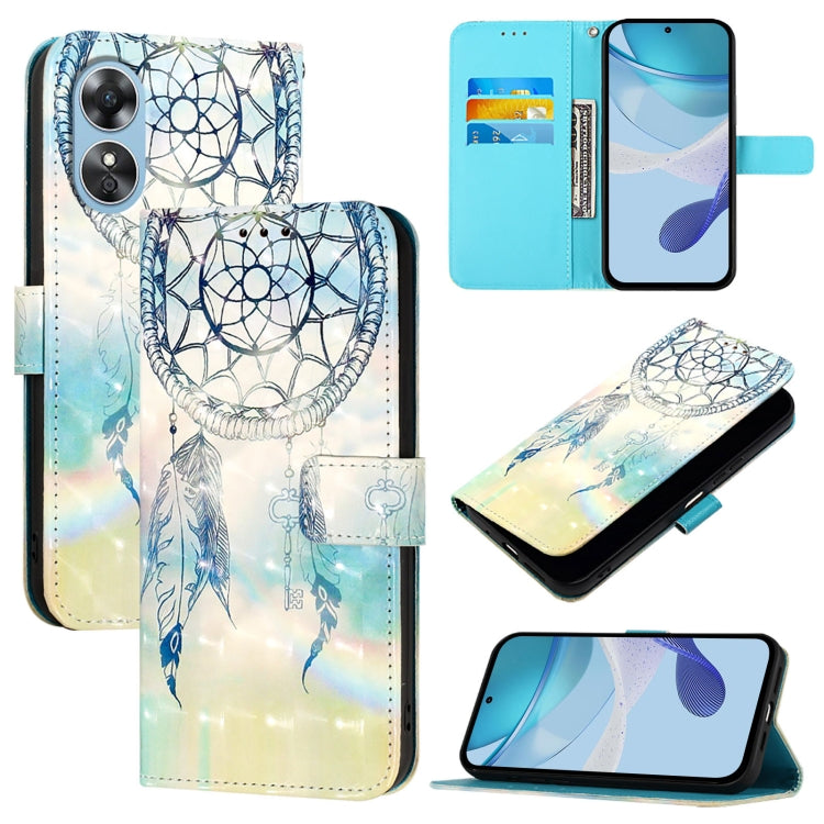 3D Painting Horizontal Flip Leather Phone Case, For OPPO Reno9 5G / Reno9 Pro 5G, For OPPO A17 4G Global / A17k, For OPPO A77 5G / A97 5G / Realme V23, For OPPO Reno8 Pro 5G Global, For OPPO Reno8 5G Global, For OPPO A36 4G / A76 4G / A96 4G / K10 4G