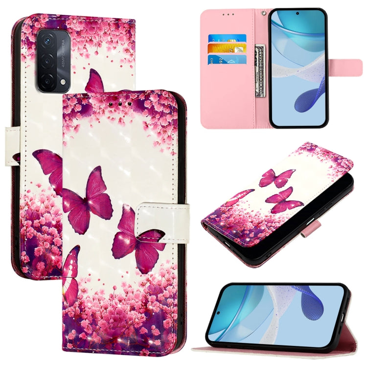 3D Painting Horizontal Flip Leather Phone Case, For OPPO A94 5G Global, For OPPO A54 5G / A74 5G / A93 5G, For OPPO Reno5 5G / 4G / Find X3 Lite, For OPPO F17 / A73 2020 4G Global, For OPPO F17 Pro / A93 2020 4G Global, For OPPO A92s 5G