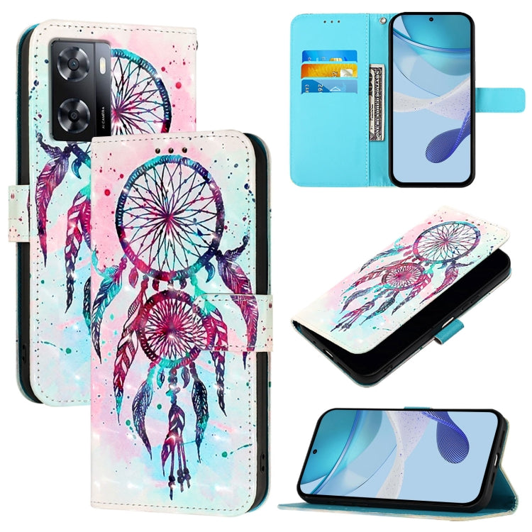 3D Painting Horizontal Flip Leather Phone Case, For OPPO Reno8 T 4G Global, For OPPO Find X6 Pro, For OPPO Find X6, For OPPO A1 Pro 5G / Reno8 T 5G Global, For OPPO A57 4G / A77 4G, For OPPO A57s 4G / A57e 4G / A77s 4G