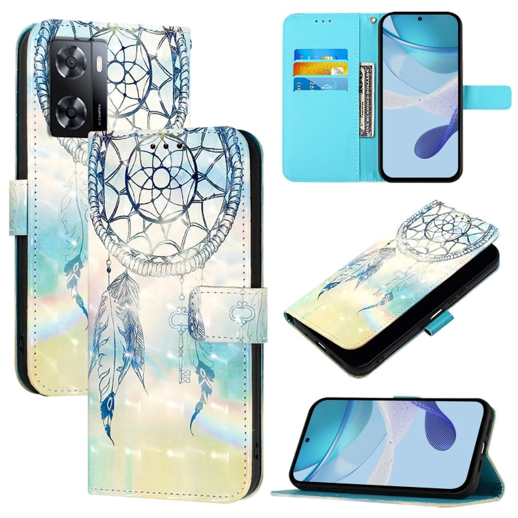 3D Painting Horizontal Flip Leather Phone Case, For OPPO Reno8 T 4G Global, For OPPO Find X6 Pro, For OPPO Find X6, For OPPO A1 Pro 5G / Reno8 T 5G Global, For OPPO A57 4G / A77 4G, For OPPO A57s 4G / A57e 4G / A77s 4G