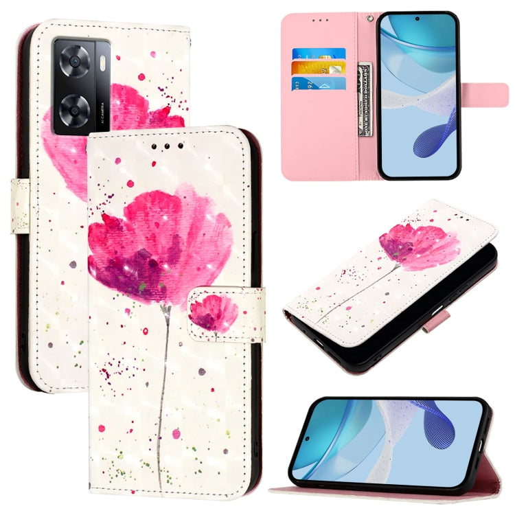 3D Painting Horizontal Flip Leather Phone Case, For OPPO Reno8 T 4G Global, For OPPO Find X6 Pro, For OPPO Find X6, For OPPO A1 Pro 5G / Reno8 T 5G Global, For OPPO A57 4G / A77 4G, For OPPO A57s 4G / A57e 4G / A77s 4G