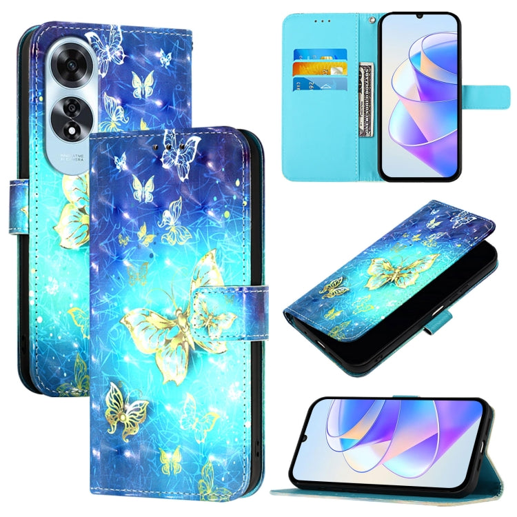3D Painting Horizontal Flip Leather Phone Case, For OPPO A3 Pro 5G Global / A3 Pro 5G India, For OPPO Reno12 Pro Global, For OPPO Reno12 Global, For OPPO A60 4G Global, For OPPO A2 Pro 5G  / A3 Pro 5G, For OPPO A3 Pro 5G Global