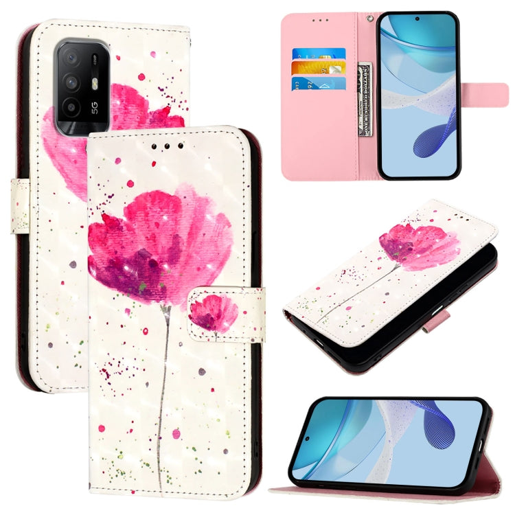 3D Painting Horizontal Flip Leather Phone Case, For OPPO A53s 4G / A33 2020 4G, For OPPO A11s 4G, For OPPO A74 4G / F19 / F19s / A95 5G / 4G, For OPPO Reno6 Lite, For OPPO A15 / A15s / A35 2021, For OPPO F19 Pro / Reno5 F