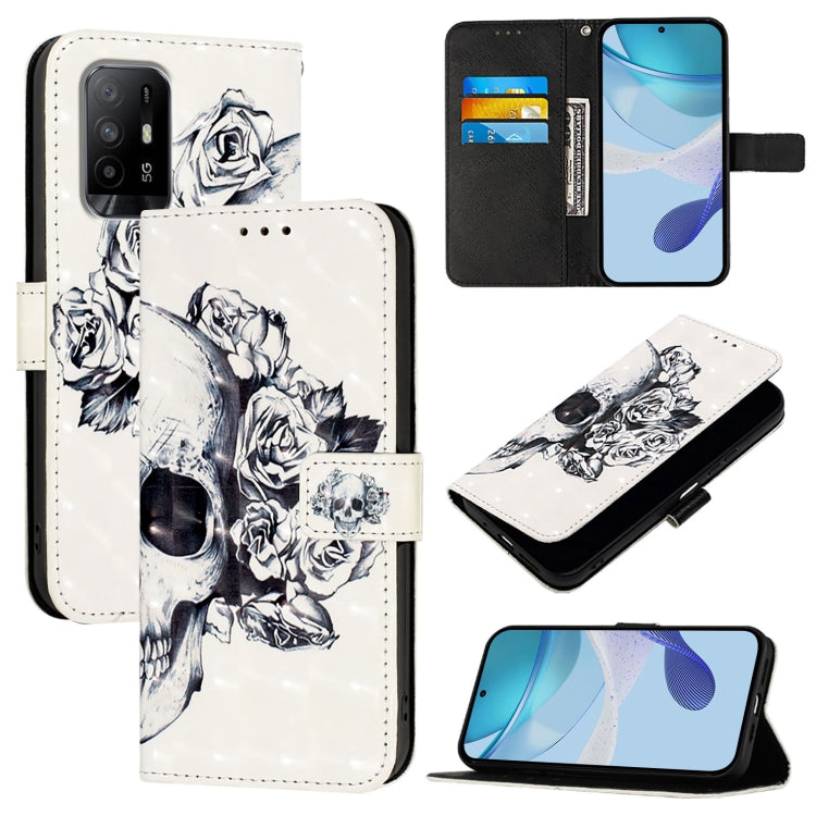 3D Painting Horizontal Flip Leather Phone Case, For OPPO A53s 4G / A33 2020 4G, For OPPO A11s 4G, For OPPO A74 4G / F19 / F19s / A95 5G / 4G, For OPPO Reno6 Lite, For OPPO A15 / A15s / A35 2021, For OPPO F19 Pro / Reno5 F