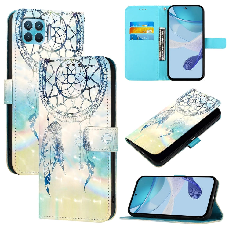 3D Painting Horizontal Flip Leather Phone Case, For OPPO A94 5G Global, For OPPO A54 5G / A74 5G / A93 5G, For OPPO Reno5 5G / 4G / Find X3 Lite, For OPPO F17 / A73 2020 4G Global, For OPPO F17 Pro / A93 2020 4G Global, For OPPO A92s 5G