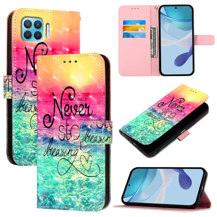 3D Painting Horizontal Flip Leather Phone Case, For OPPO A94 5G Global, For OPPO A54 5G / A74 5G / A93 5G, For OPPO Reno5 5G / 4G / Find X3 Lite, For OPPO F17 / A73 2020 4G Global, For OPPO F17 Pro / A93 2020 4G Global, For OPPO A92s 5G