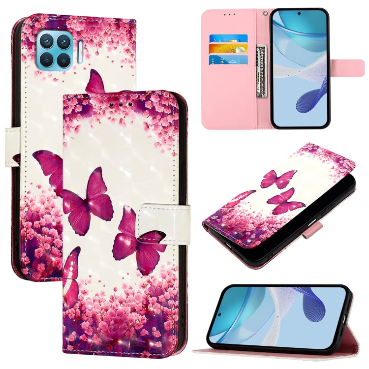 3D Painting Horizontal Flip Leather Phone Case, For OPPO A94 5G Global, For OPPO A54 5G / A74 5G / A93 5G, For OPPO Reno5 5G / 4G / Find X3 Lite, For OPPO F17 / A73 2020 4G Global, For OPPO F17 Pro / A93 2020 4G Global, For OPPO A92s 5G