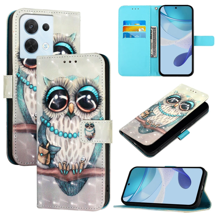 3D Painting Horizontal Flip Leather Phone Case, For OPPO Reno9 5G / Reno9 Pro 5G, For OPPO A17 4G Global / A17k, For OPPO A77 5G / A97 5G / Realme V23, For OPPO Reno8 Pro 5G Global, For OPPO Reno8 5G Global, For OPPO A36 4G / A76 4G / A96 4G / K10 4G