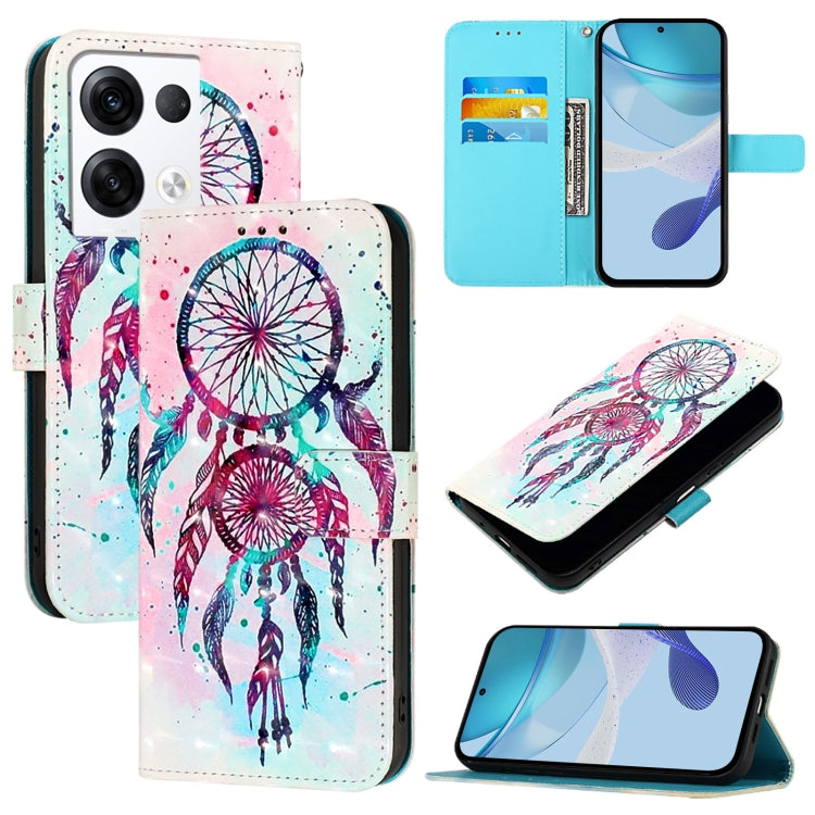 3D Painting Horizontal Flip Leather Phone Case, For OPPO Reno9 5G / Reno9 Pro 5G, For OPPO A17 4G Global / A17k, For OPPO A77 5G / A97 5G / Realme V23, For OPPO Reno8 Pro 5G Global, For OPPO Reno8 5G Global, For OPPO A36 4G / A76 4G / A96 4G / K10 4G