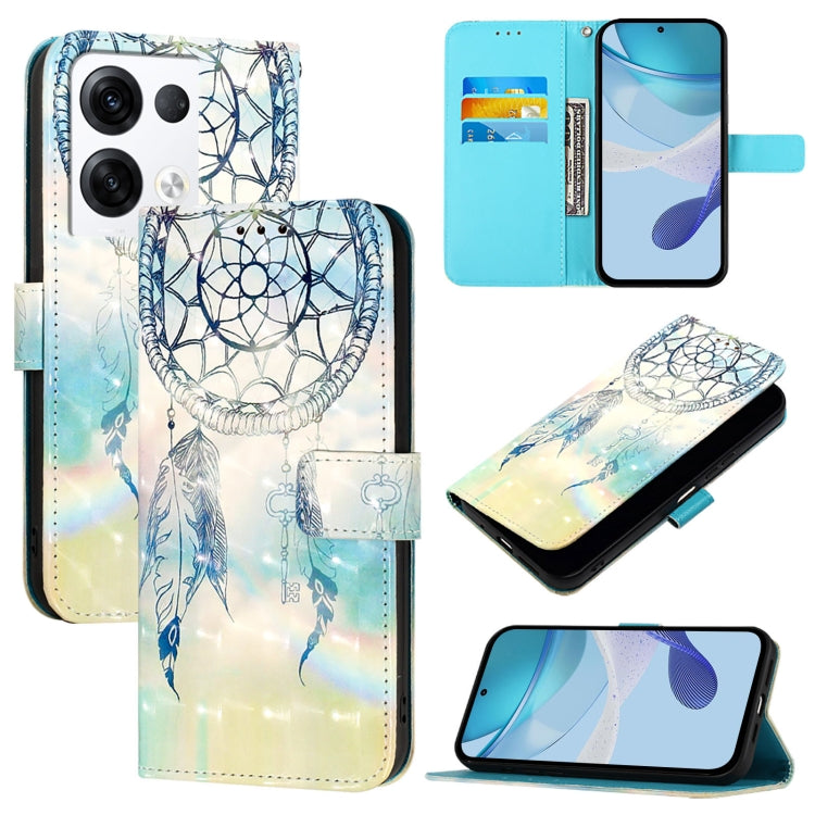3D Painting Horizontal Flip Leather Phone Case, For OPPO Reno9 5G / Reno9 Pro 5G, For OPPO A17 4G Global / A17k, For OPPO A77 5G / A97 5G / Realme V23, For OPPO Reno8 Pro 5G Global, For OPPO Reno8 5G Global, For OPPO A36 4G / A76 4G / A96 4G / K10 4G
