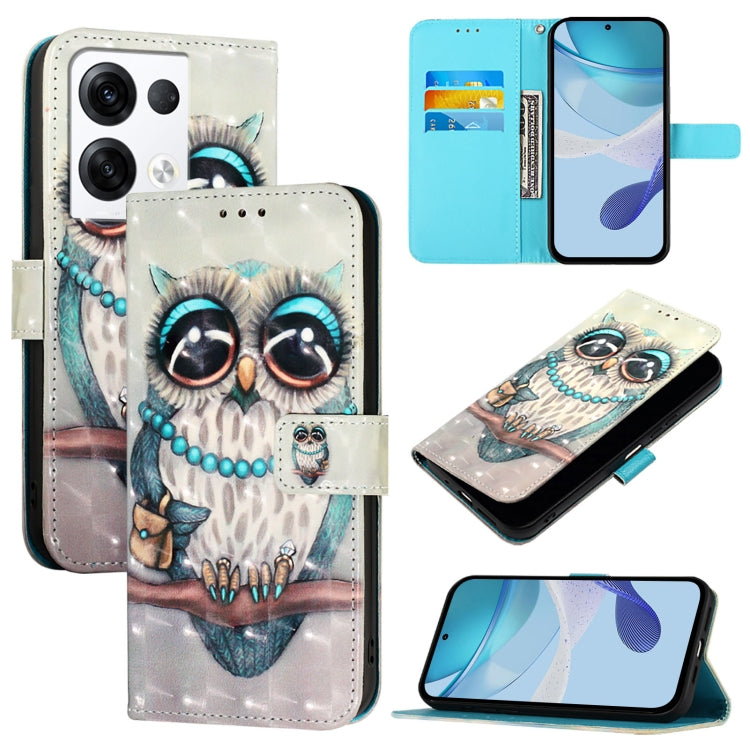 3D Painting Horizontal Flip Leather Phone Case, For OPPO Reno9 5G / Reno9 Pro 5G, For OPPO A17 4G Global / A17k, For OPPO A77 5G / A97 5G / Realme V23, For OPPO Reno8 Pro 5G Global, For OPPO Reno8 5G Global, For OPPO A36 4G / A76 4G / A96 4G / K10 4G