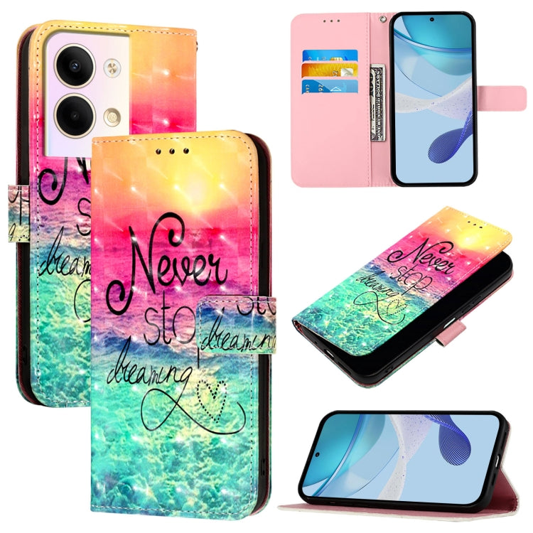 3D Painting Horizontal Flip Leather Phone Case, For OPPO Reno9 5G / Reno9 Pro 5G, For OPPO A17 4G Global / A17k, For OPPO A77 5G / A97 5G / Realme V23, For OPPO Reno8 Pro 5G Global, For OPPO Reno8 5G Global, For OPPO A36 4G / A76 4G / A96 4G / K10 4G